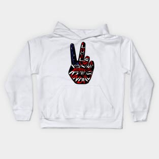 Peace Love Victory Kids Hoodie